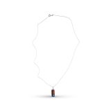 Jimmy Poyer Multi Stone Inlay Necklace