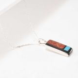 Jimmy Poyer Multi Stone Inlay Necklace