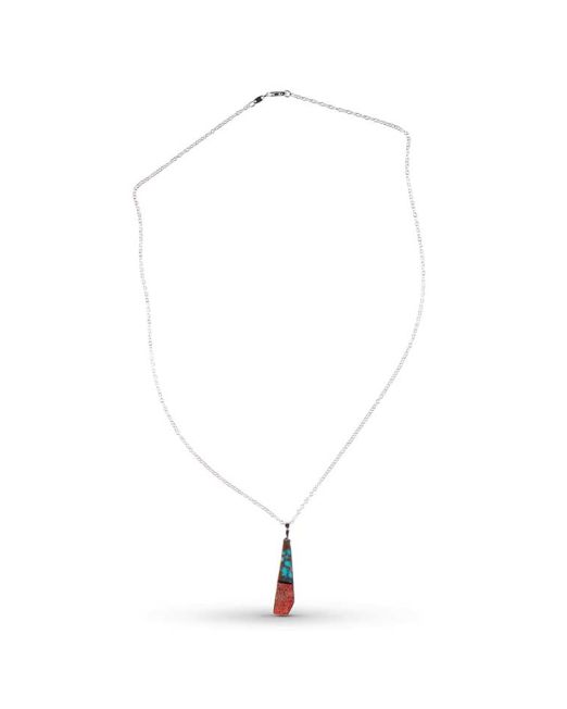 Jimmy Poyer Multi Stone Inlay Necklace