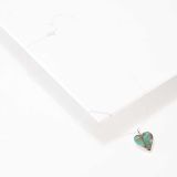 Jimmy Poyer Turquoise Inlay Heart Necklace