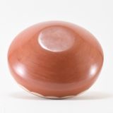 Kathy Gutierrez Matte on Red Avanyu Design Jar