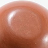 Kathy Gutierrez Matte on Red Avanyu Design Jar