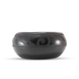 Margaret Tafoya Blackware Bowl with Design