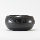 Margaret Tafoya Blackware Bowl with Design