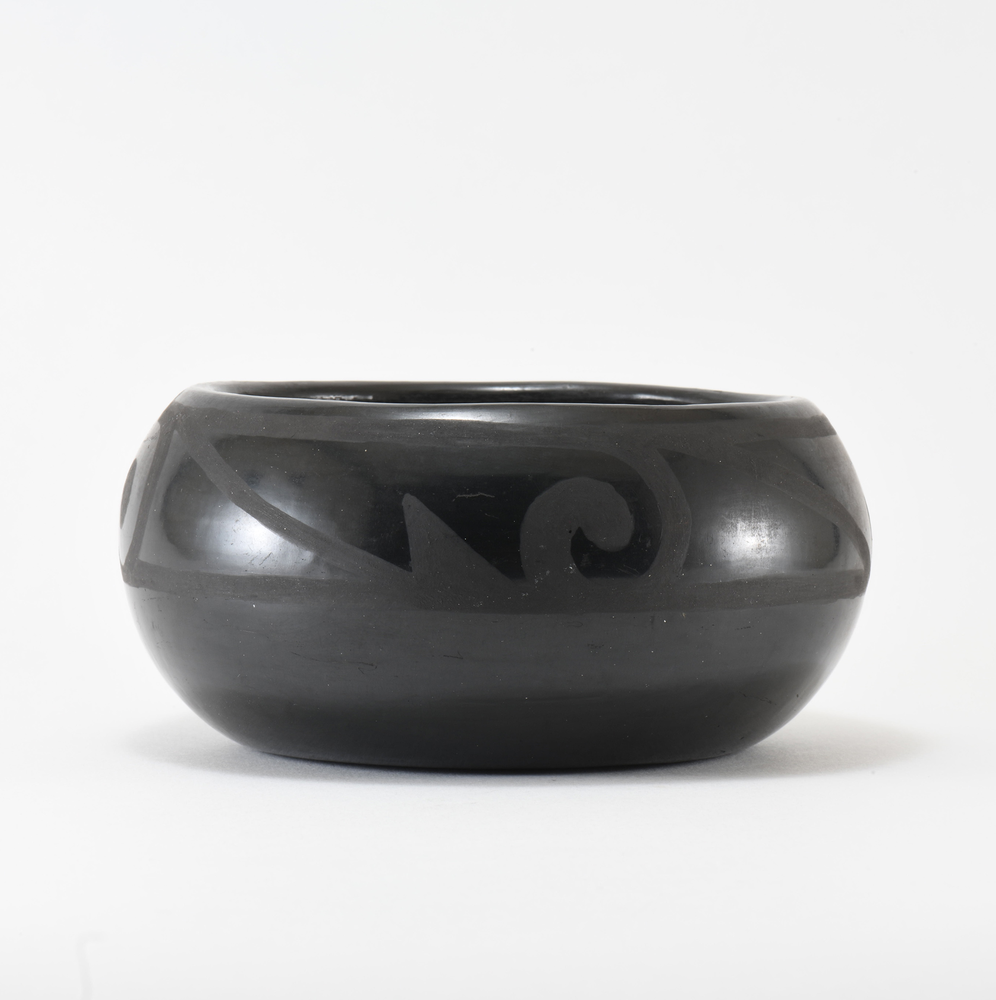 Margaret Tafoya Blackware Bowl with Design