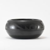 Margaret Tafoya Blackware Bowl with Design