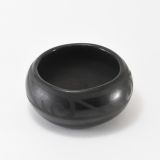 Margaret Tafoya Blackware Bowl with Design