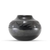 Adam Martinez and Santana Martinez Matte on Black Geometric Design Jar