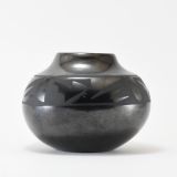 Adam Martinez and Santana Martinez Matte on Black Geometric Design Jar