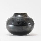 Adam Martinez and Santana Martinez Matte on Black Geometric Design Jar