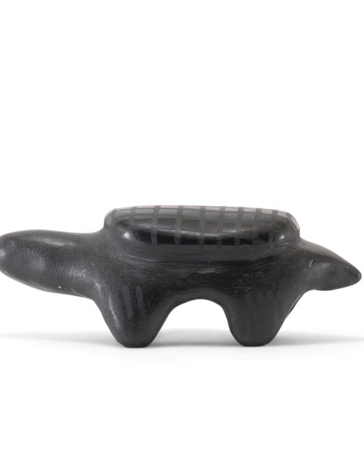 Blue Corn Blackware Turtle Figure