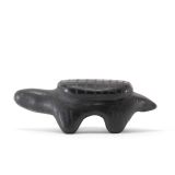 Blue Corn Blackware Turtle Figure