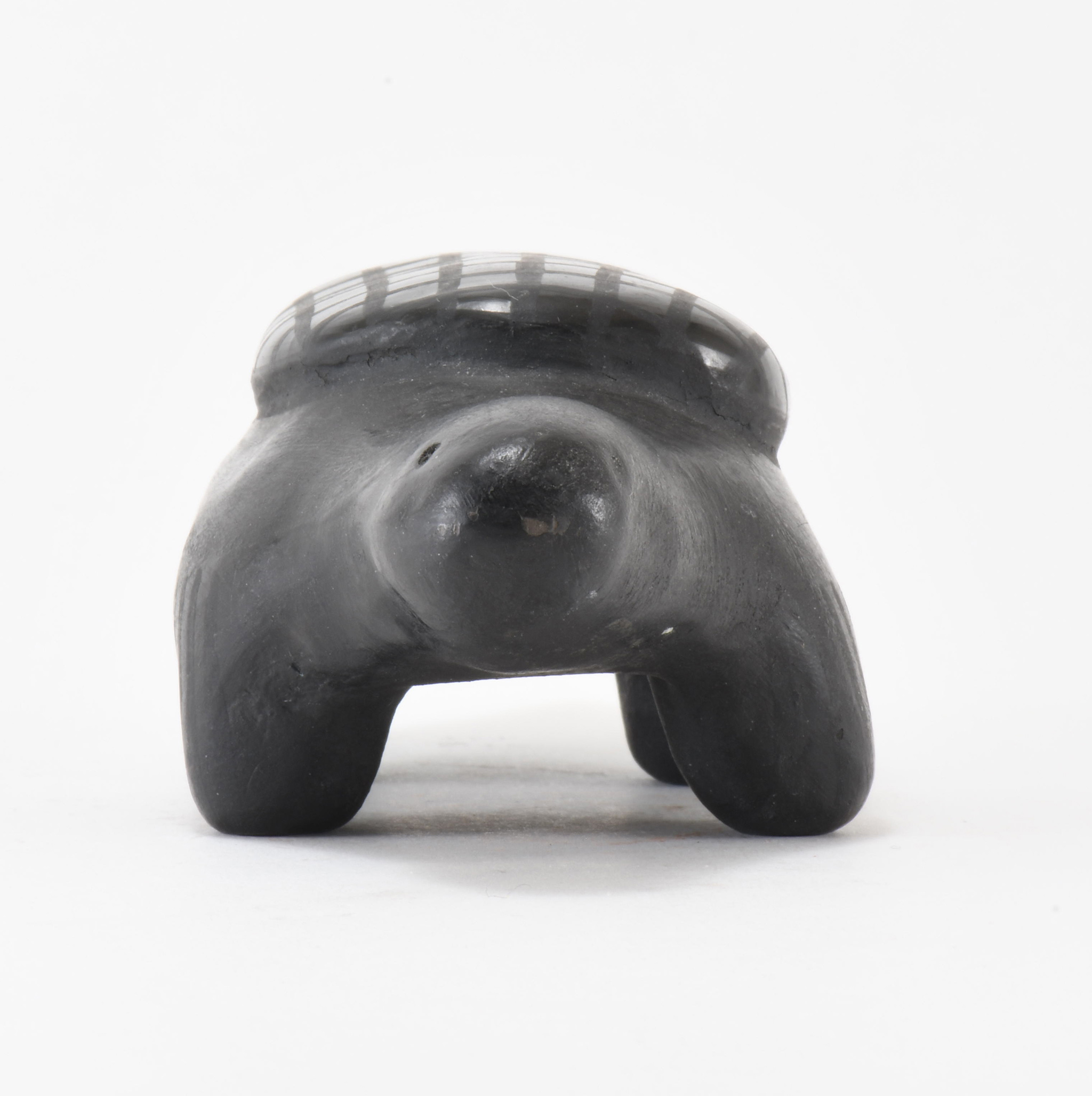 Blue Corn Blackware Turtle Figure