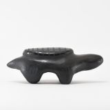 Blue Corn Blackware Turtle Figure