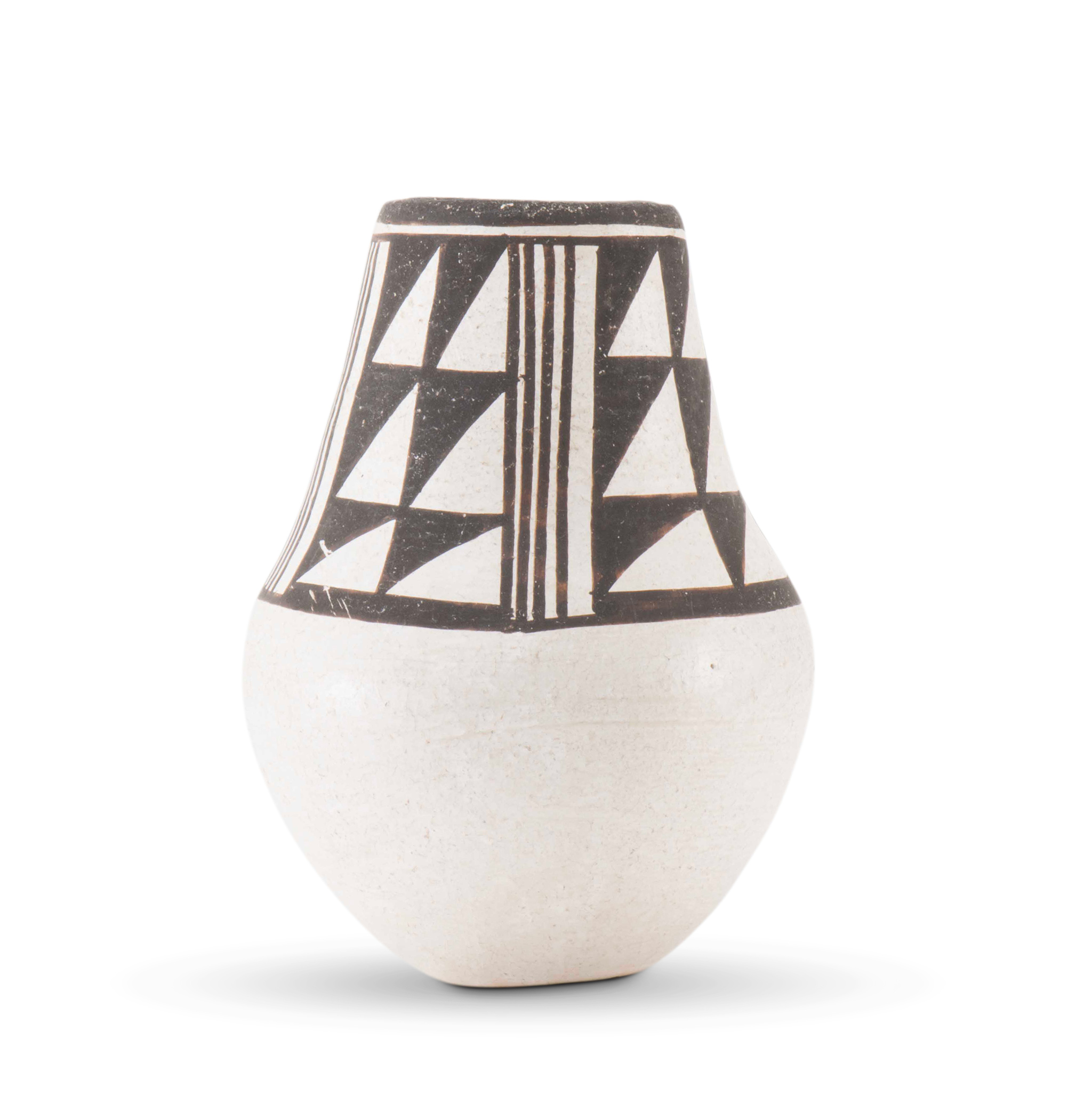Lucy Lewis Small Black and White Jar