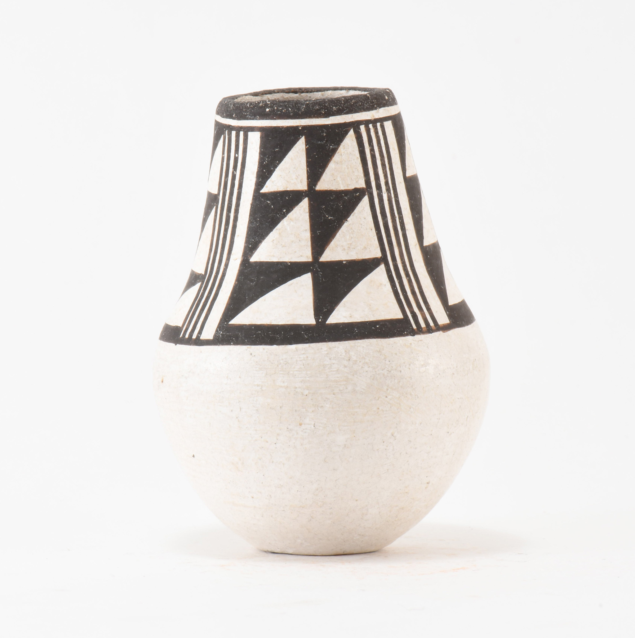 Lucy Lewis Small Black and White Jar