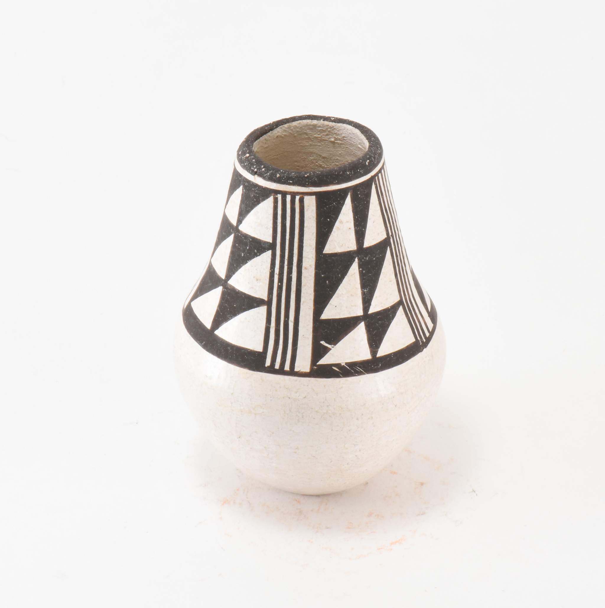 Lucy Lewis Small Black and White Jar