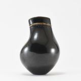Russell Sanchez Vase with Turquoise Cabochon and Heishi Beads