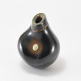 Russell Sanchez Vase with Turquoise Cabochon and Heishi Beads