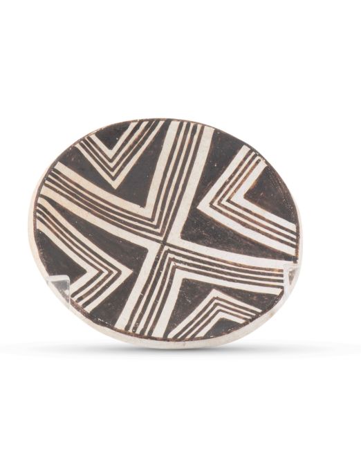 Lucy Lewis Small Black and White Fine Line Plate