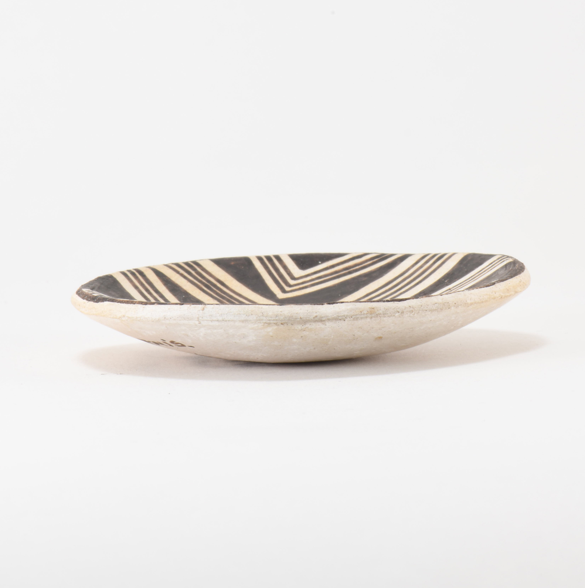 Lucy Lewis Small Black and White Fine Line Plate