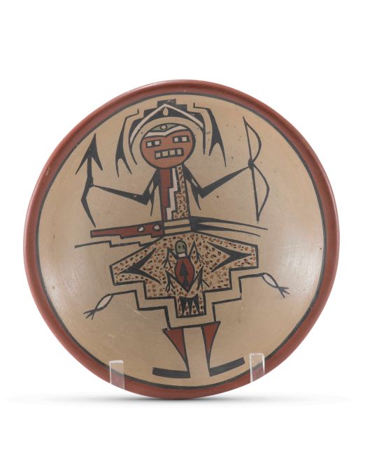 Margaret and Luther Gutierrez Polychrome Plate