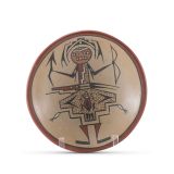 Margaret and Luther Gutierrez Polychrome Plate