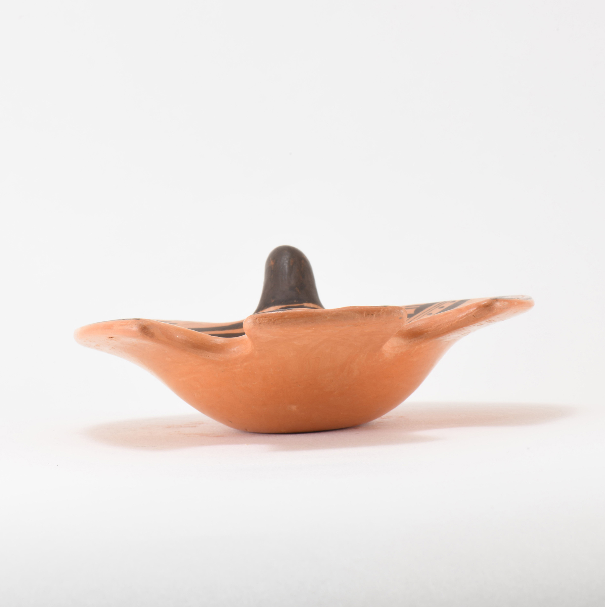 Fannie Nampeyo Red and Black Bird Design Bowl