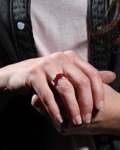 Supersmith Inc Rosarita Collection Inlay Ring