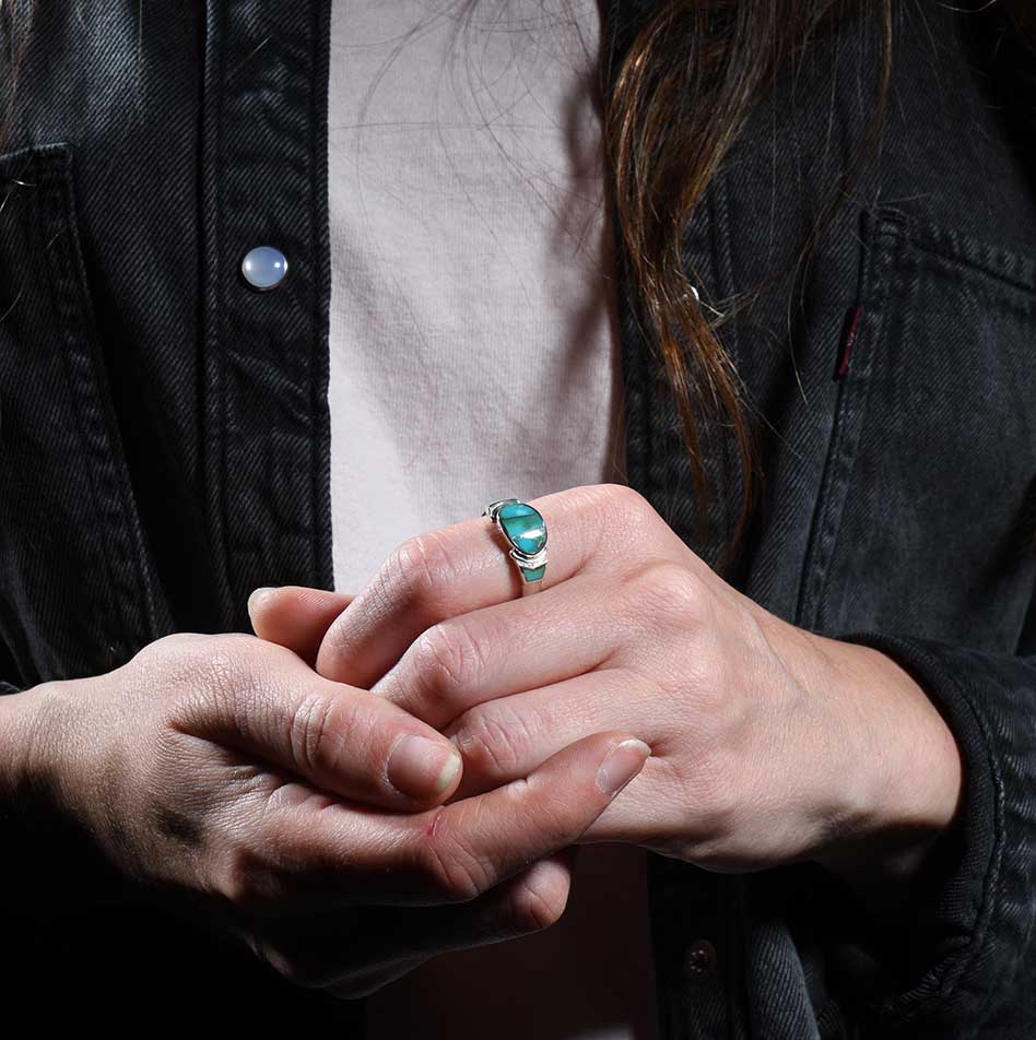 Supersmith Inc Sonoran Gold Collection Inlay Ring