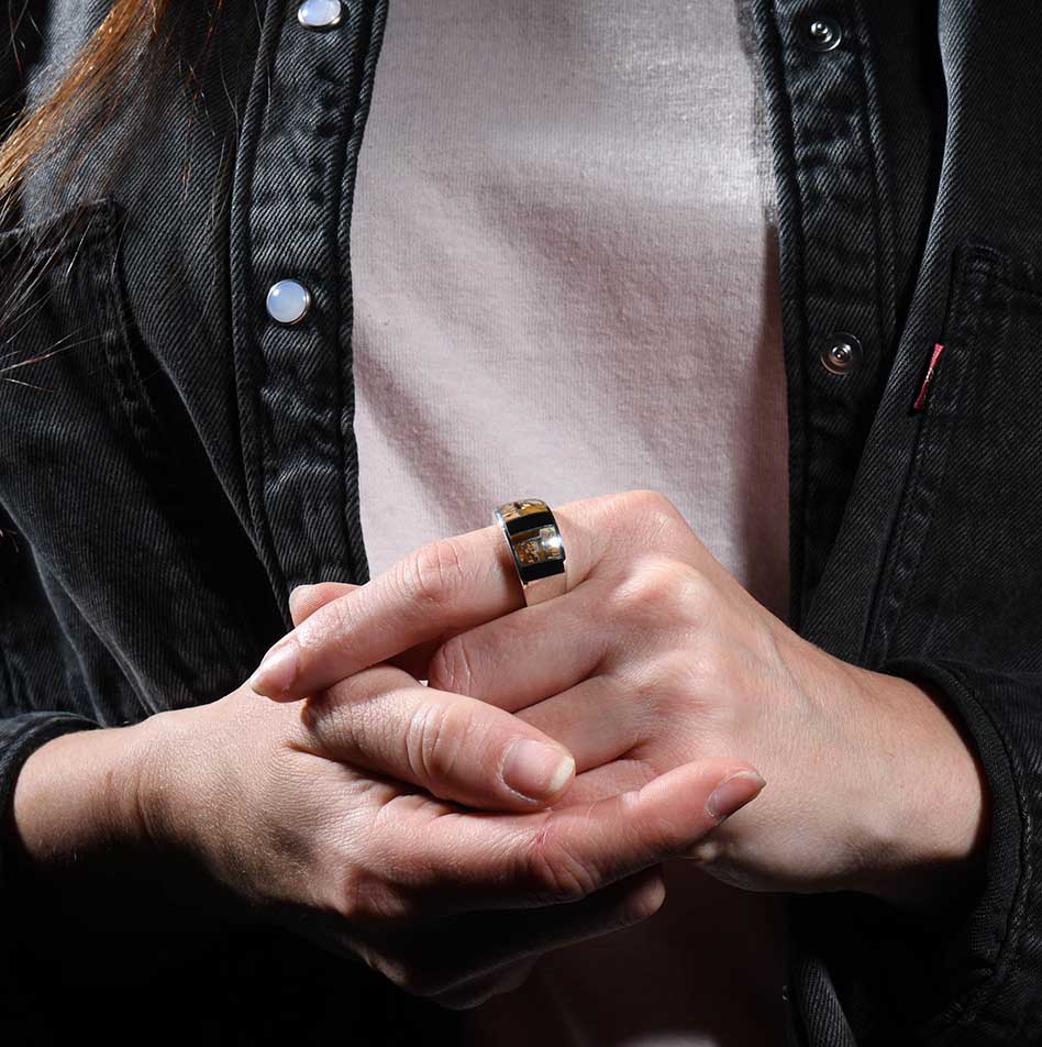 Supersmith Inc Native Earth Collection Inlay Ring