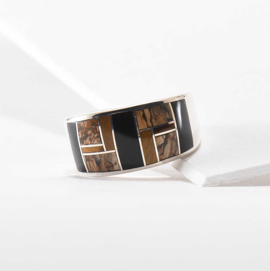 Supersmith Inc Native Earth Collection Inlay Ring
