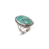 Vintage Navajo Turquoise Ring