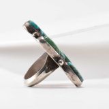 Vintage Navajo Turquoise Cluster Ring