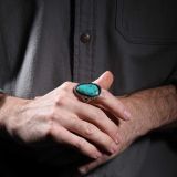 Ed Kee Turquoise Shadowbox Ring