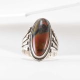 Vintage Navajo Petrified Wood Ring