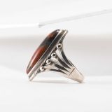 Vintage Navajo Petrified Wood Ring