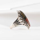 Vintage Navajo Petrified Wood Ring