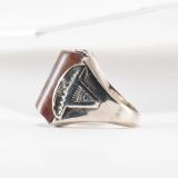 Vintage Navajo Petrified Wood Ring