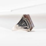Vintage Navajo Petrified Wood Ring