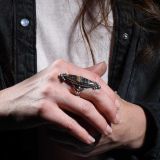 Vintage Navajo Petrified Wood Ring