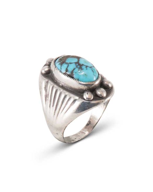 Vintage Navajo Turquoise Ring