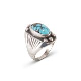 Vintage Navajo Turquoise Ring