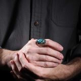 Vintage Navajo Turquoise Ring