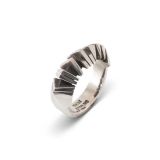Isaiah Ortiz Hand Cut Sterling Silver Ring