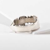 Isaiah Ortiz Hand Cut Sterling Silver Ring
