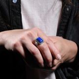 Jeanette Dale Lapis Ring