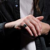 Ed Kee Silver and Turquoise Ring