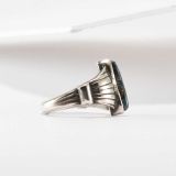 Ed Kee Silver and Turquoise Ring