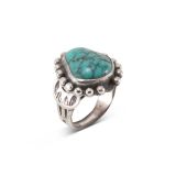 Vintage Navajo Turquoise Ring